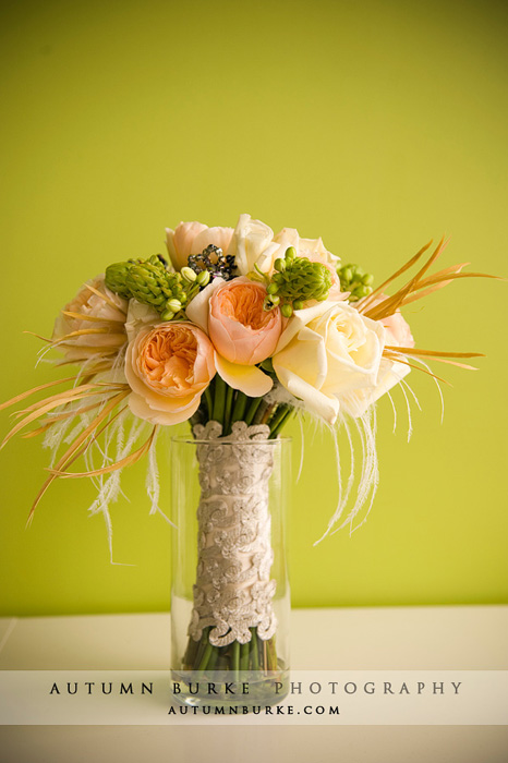 vintage bridal bouquet colorado wedding