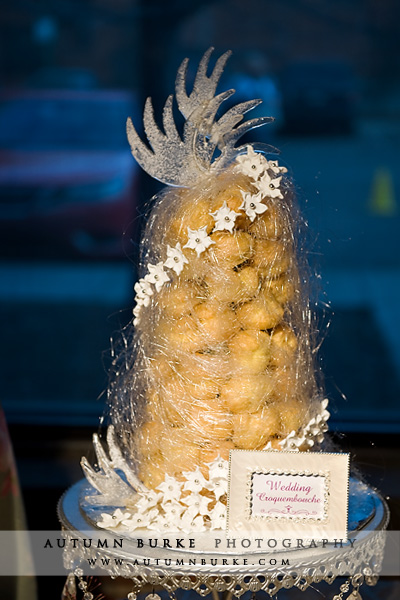 colorado wedding dessert croquenbouche