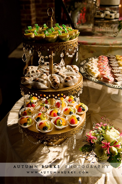 wedding dessert table