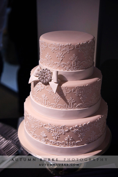 denver colorado vintage lace wedding cake