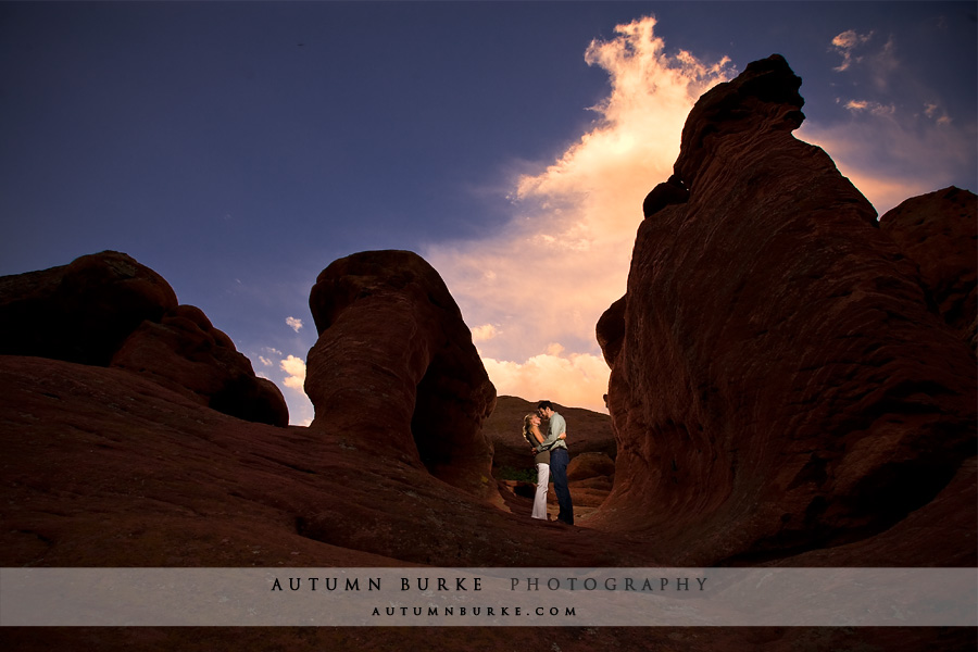 denver red rocks engagement session