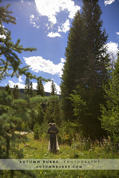 outdoor colorado wedding