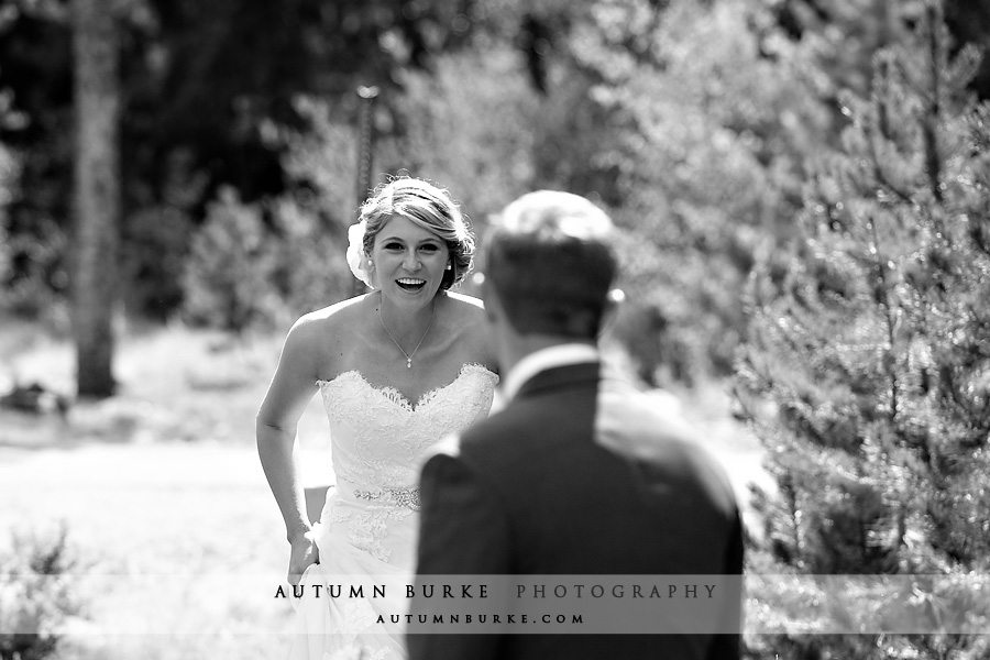 first look keystone colorado wedding