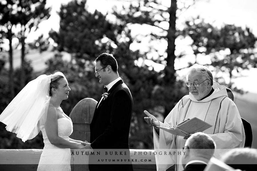 winter park outdoor wedding ceremony