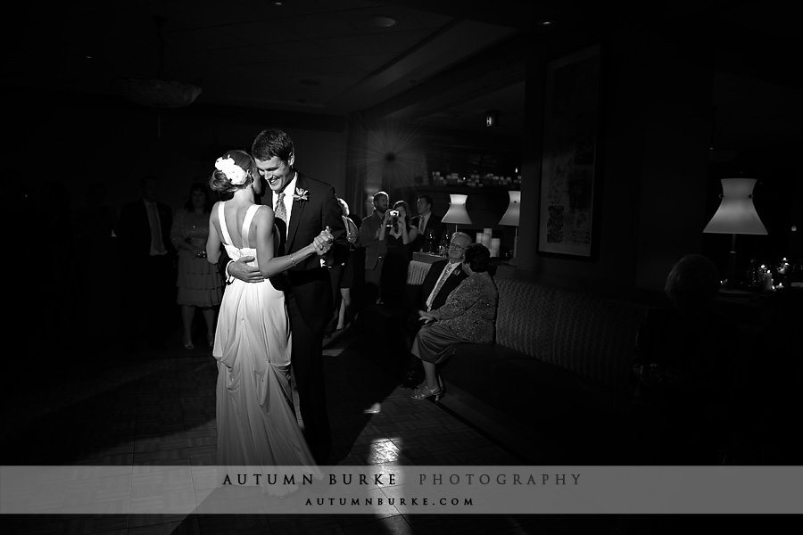 vail colorado mountain wedding larkspur first dance