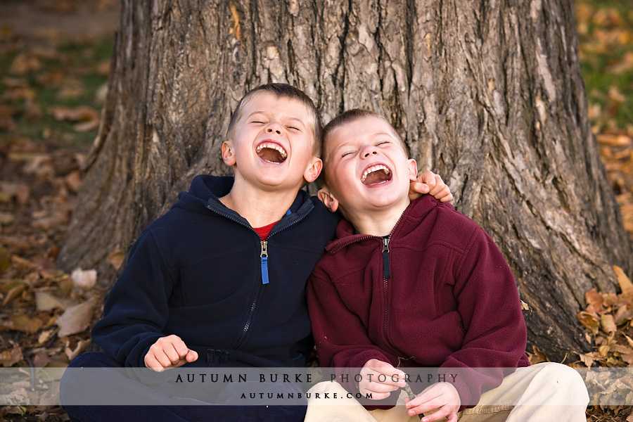 denver colorado portrait brothers laughing