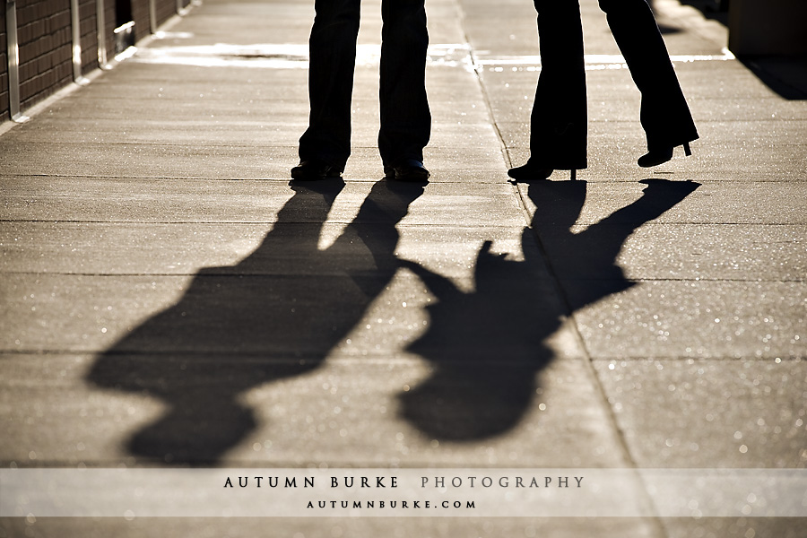denver engagement photo session shadow