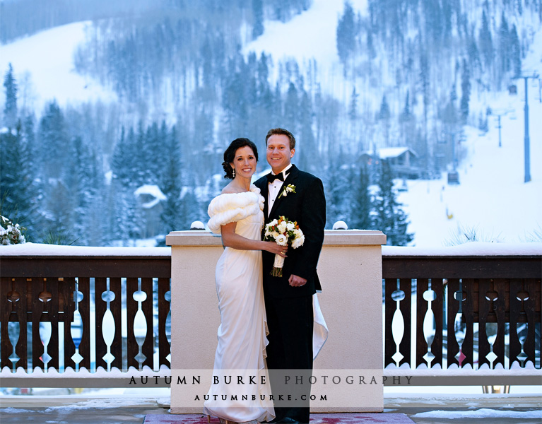 vail colorado arrabelle winter wedding