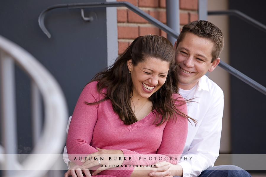 downtown denver lodo colorado urban engagement session portrait