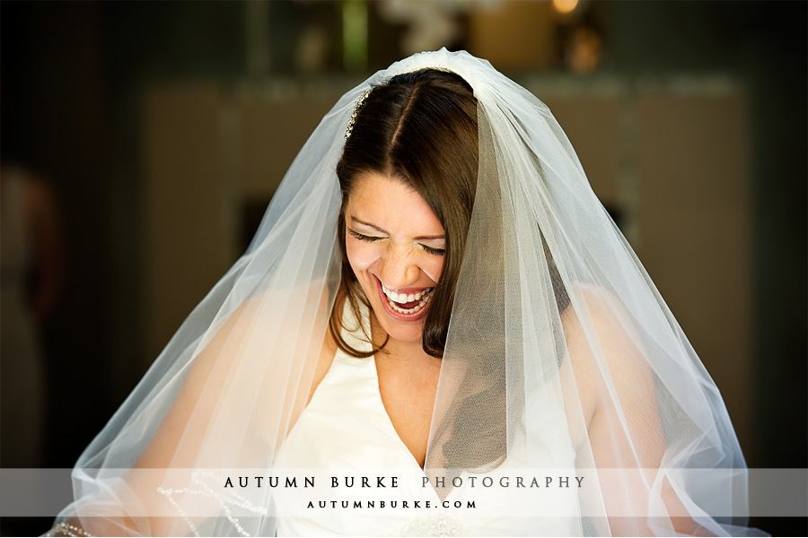 beautiful laughing bride estes park colorado wedding