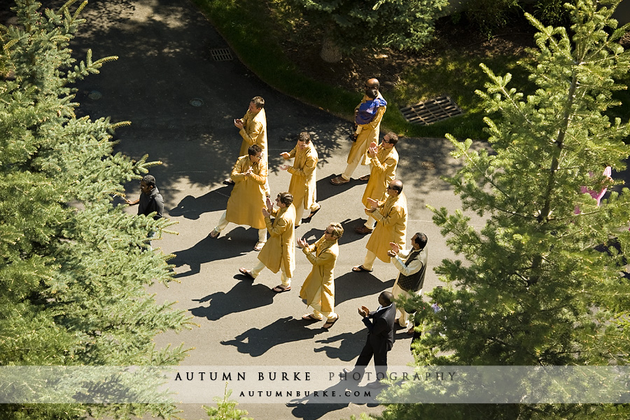 beaver creek colorado indian hindu wedding groom processional