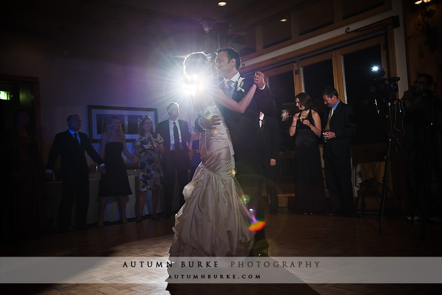 beaver creek colorado wedding first dance