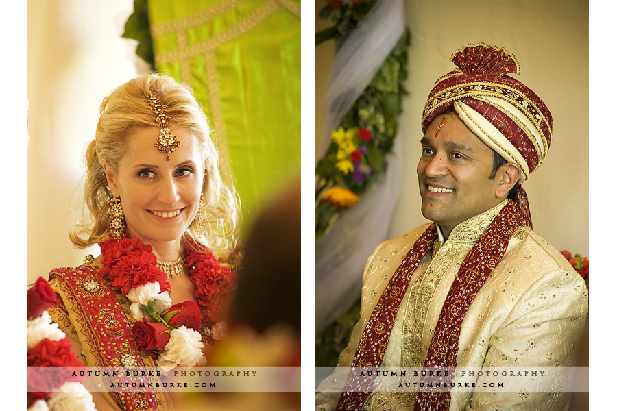 colorado mountain indian wedding hindu ceremony bride groom beaver creek