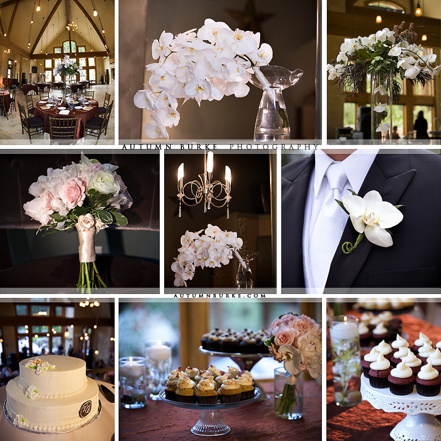 della terra estes park colorado wedding decor and floral design orchid bouquet happy cakes cupcakes