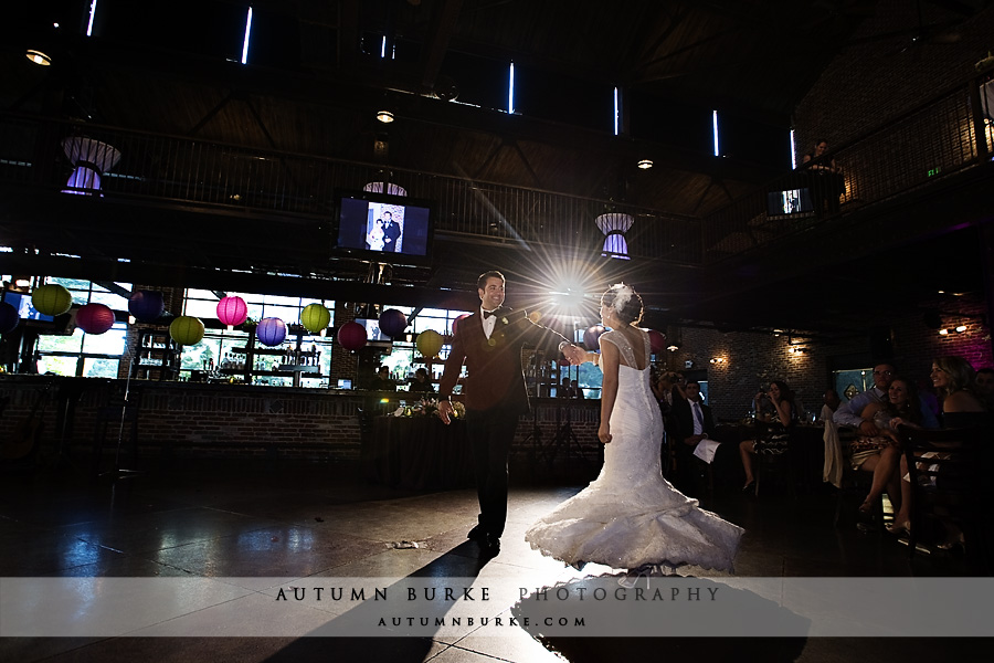 denver colorado mile high station wedding first dance