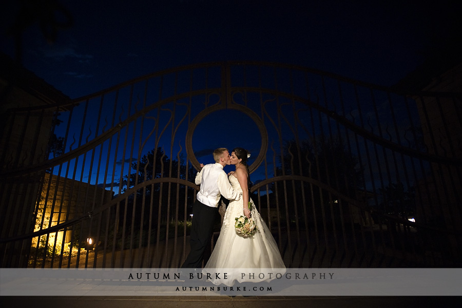 the sanctuary golf club wedding colorado bride groom gate