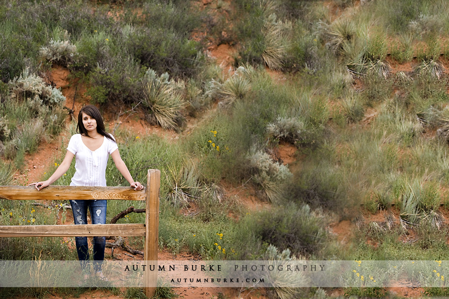 colorado springs high school senior portrait 