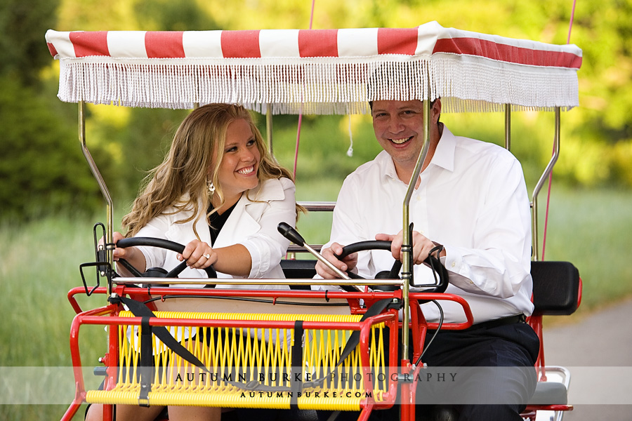 denver city park colorado bike engagement portrait session