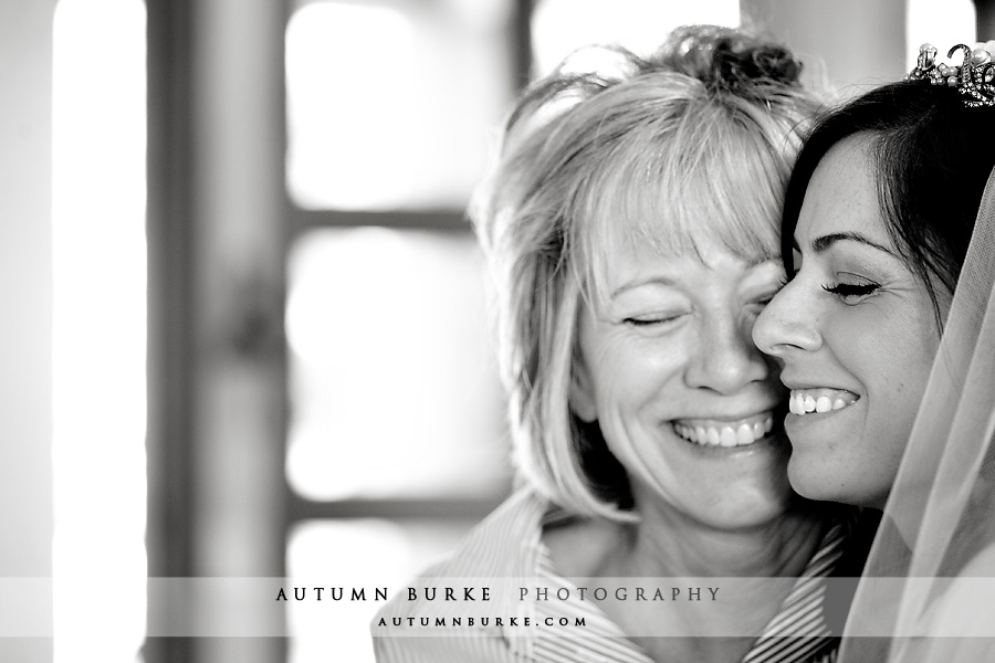 keystone ranch wedding colorado mountains bride and mom 