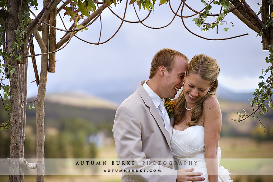 keystone ranch colorado mountain wedding bride groom