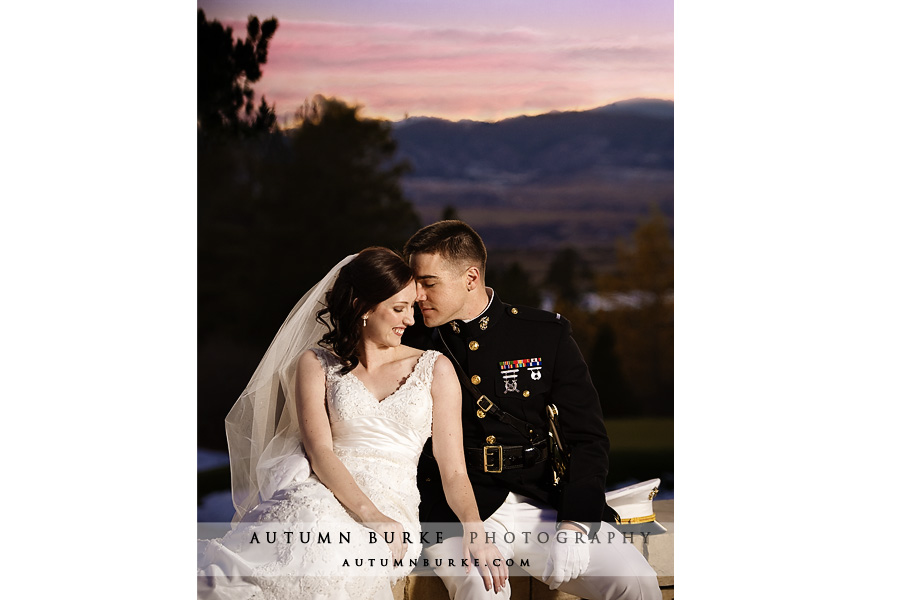 sunset portrait sanctuary wedding colorado sedalia 