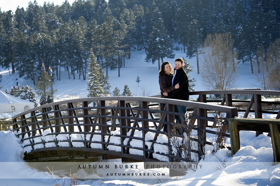 evergreen lake house colorado wedding engagement portrait session