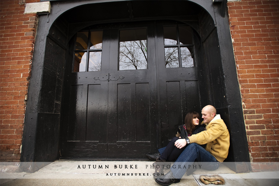 colorado urban downtown denver wedding engagement portrait session