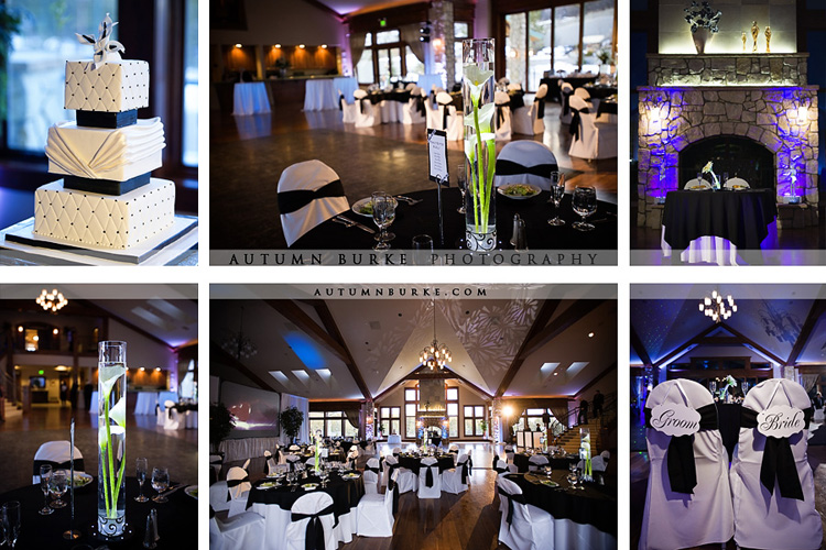 cielo castle pines winter wedding venue colorado decor