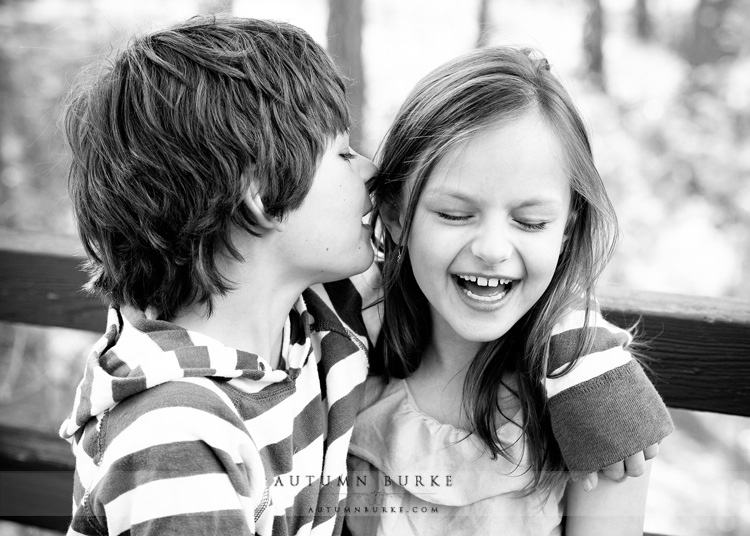 colorado denver family portrait children brother sister laughter