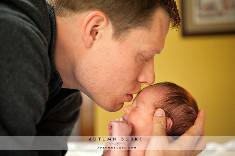 daddy son denver colorado newborn baby lifestyle portrait