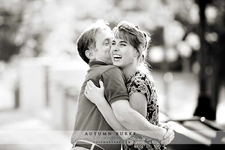 denver engagement session laughter joy