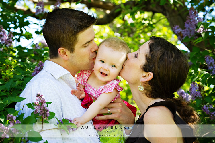 denver colorado lifestyle family portrait session spring outdoors baby