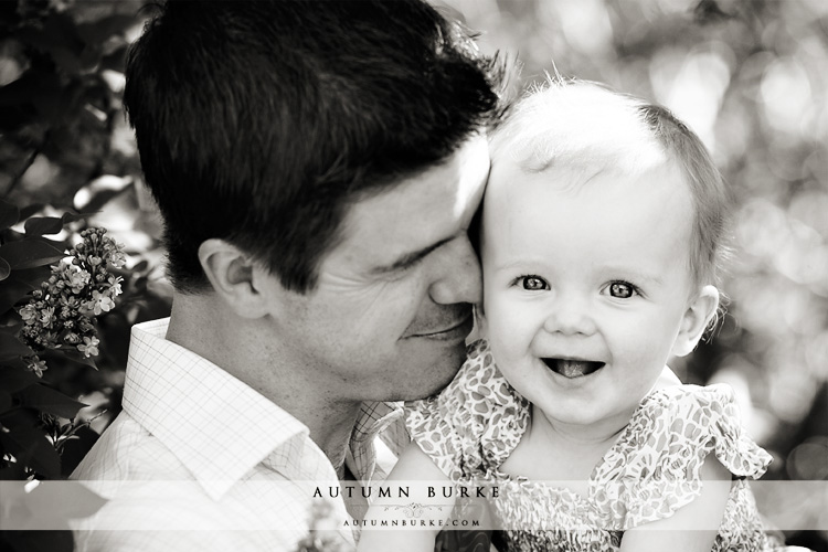 sweet daddy daughter family portrait outdoors denver colorado