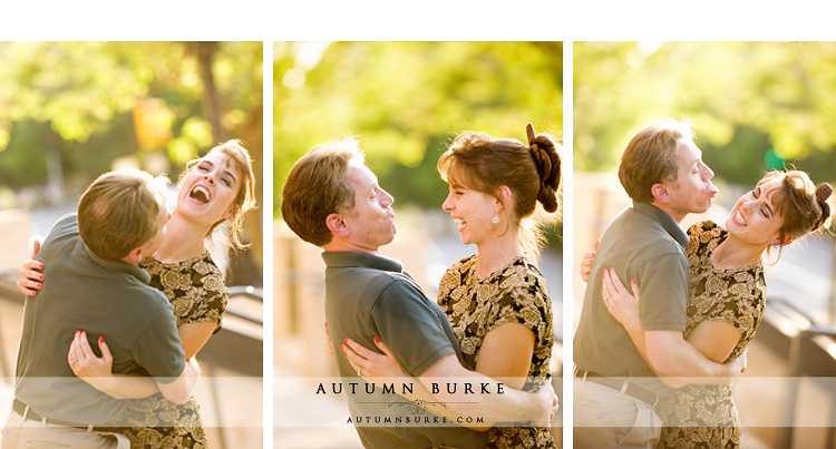 denver colorado engagement session laughter couple 