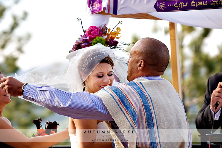 colorado mt vernon wedding groom unveils bride