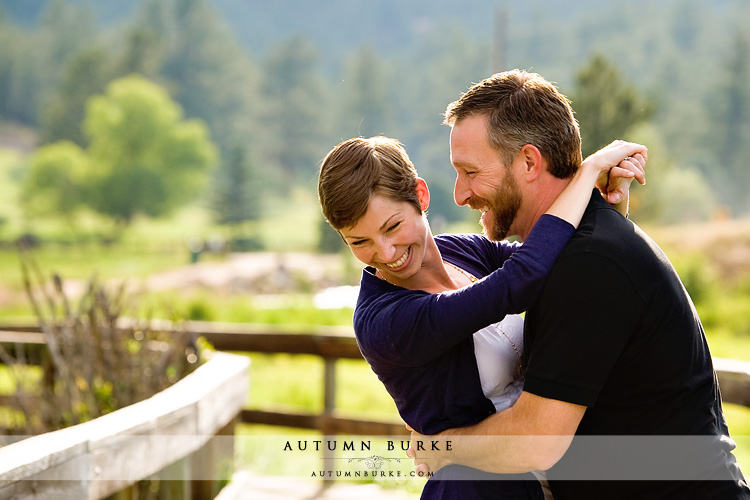 colorado mountain wedding engagement session portrait