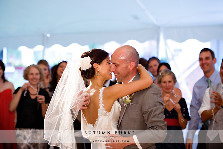 colorado wedding denver country club first dance bride groom