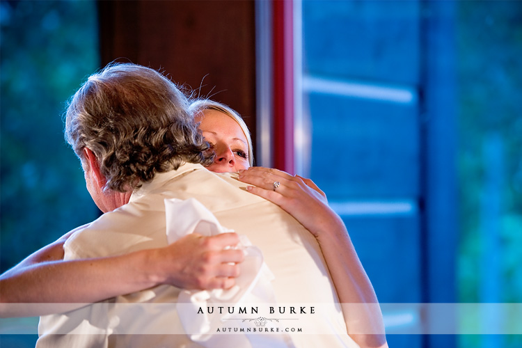 father of the bride toasts newlyweds beaver creek colorado mountain wedding allies cabin