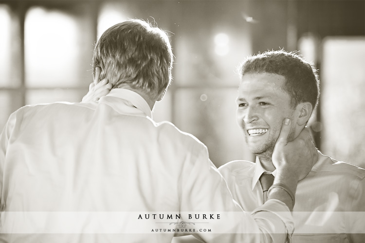 grooms brother toasts beaver creek colorado mountain allies cabin wedding