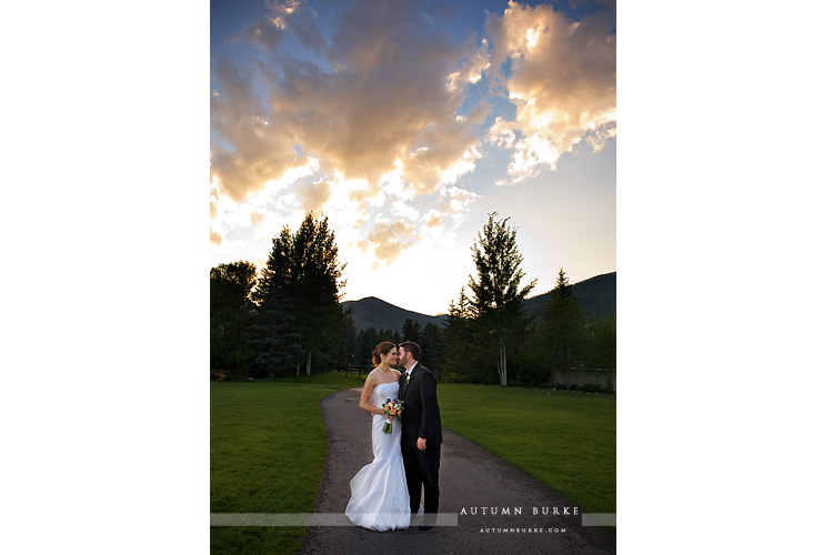 larkspur restaurant vail colorado mountain wedding bride groom