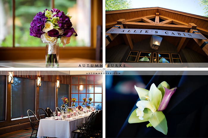 allies cabin beaver creek colorado mountain wedding details floral