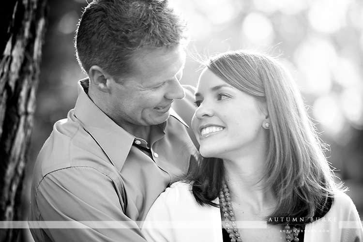 wash park denver colorado wedding engagement bride and groom