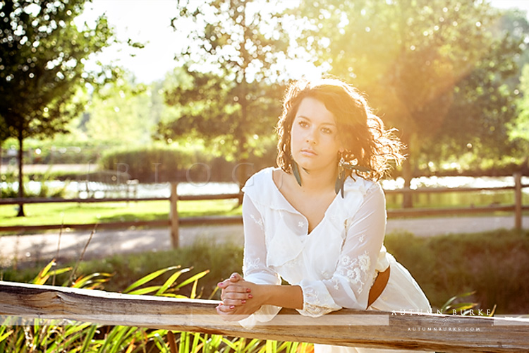 senior portrait colorado sun-kissed natural