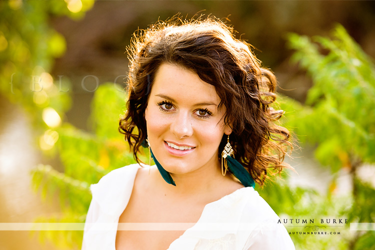 colorado high school senior portrait outdoors sun