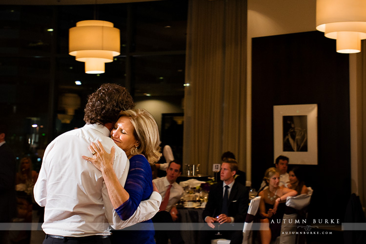 denver westin colorado wedding mother son dance