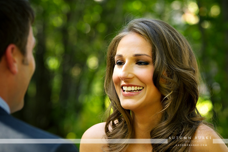 beanos cabin wedding beaver creek colorado bride first look