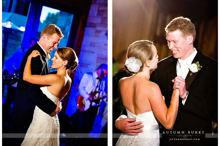 the sanctuary sedalia colorado wedding bride and groom first dance