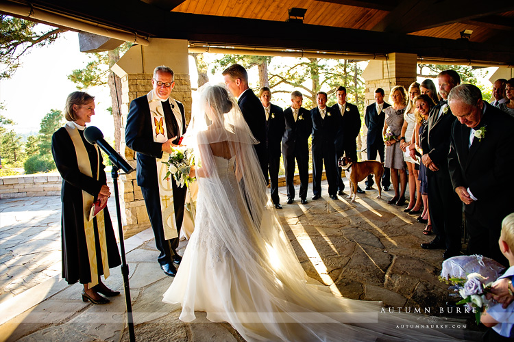 the sanctuary wedding ceremony sedalia colorado