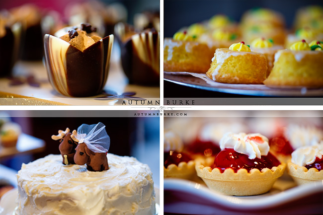 the sanctuary colorado wedding venue dessert bar wedding cake