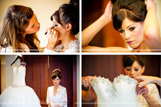 four seasons vail colorado wedding bride getting ready